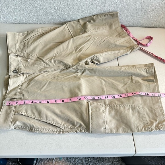 Eddie Bauer Travex Cargo Shorts Travel Men's Size 34 Khaki Cotton Hiking NWOT - Picture 7 of 7